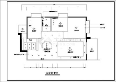 某一整套住宅楼室内装修cad施工设计图